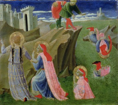 St. Cosmas und St. Damian vor dem Ertrinken gerettet, aus der Predella des Annalena-Altarbildes, ca. 1434 von Fra Angelico